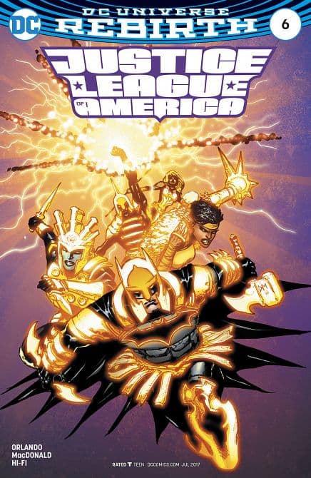 Cover Art for JUSTICE LEAGUE OF AMERICA