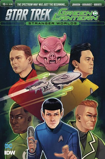 Cover Art for STAR TREK GREEN LANTERN VOL 2