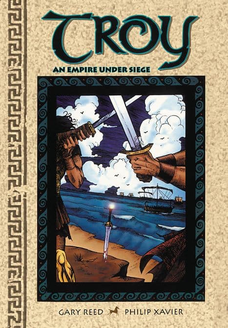 Cover Art for TROY EMPIRE UNDER SEIGE GN