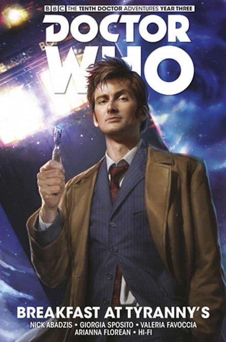 Cover Art for DOCTOR WHO 10TH HC VOL 08 BREAKFAST AT TYRANNYS