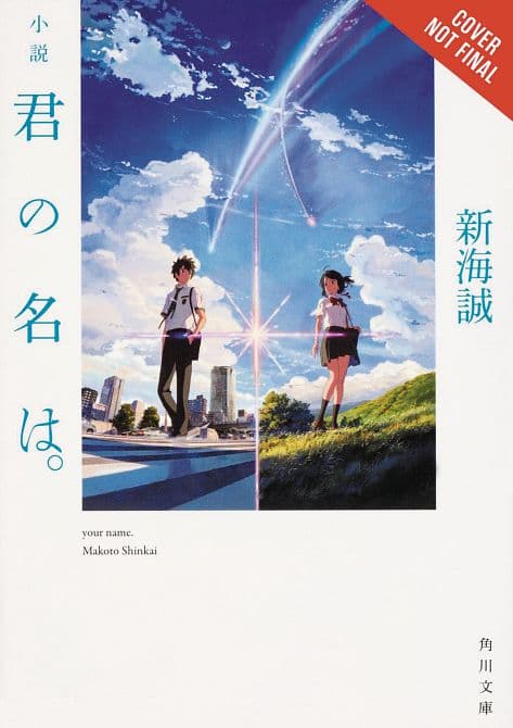Cover Art for YOUR NAME HC LIGHT NOVEL