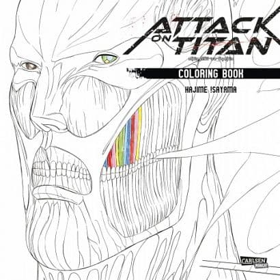 Cover Art for ATTACK ON TITAN-COLORING BOOK ( MALBUCH )