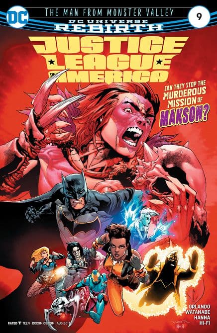 Cover Art for JUSTICE LEAGUE OF AMERICA