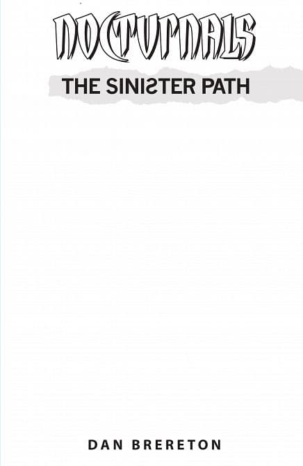NOCTURNALS SINISTER PATH GN VOL 01 BLANK SKETCH COVER EDITIO