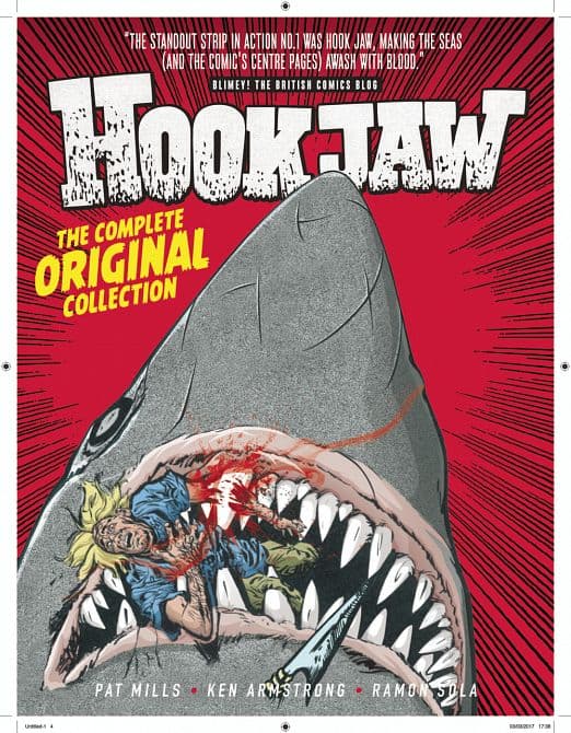 Cover Art for HOOKJAW ARCHIVE HC