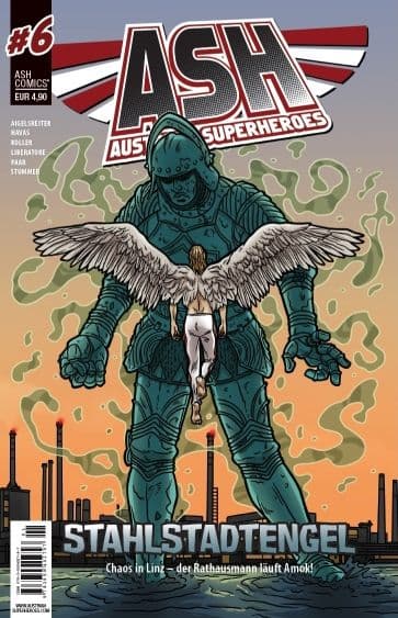 Cover Art for ASH-AUSTRIAN SUPERHEROES