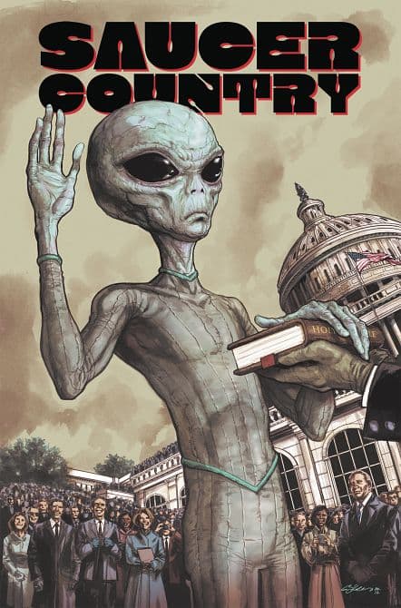 Cover Art for SAUCER COUNTRY TP