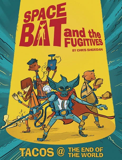 Cover Art for SPACEBAT & THE FUGITIVES GN BOOK 01