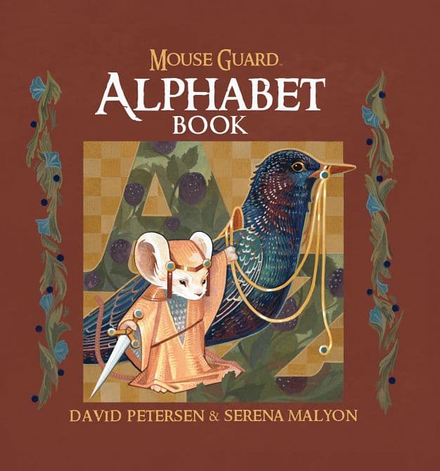 Cover Art for MOUSE GUARD ALPHABET BOOK HC