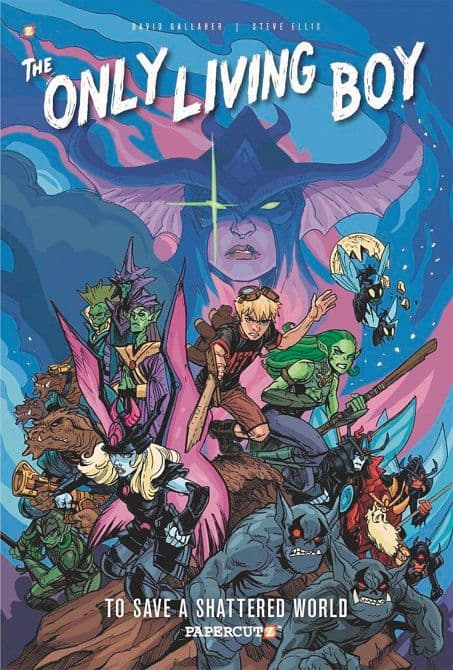 Cover Art for ONLY LIVING BOY HC VOL 05 TO SAVE A SHATTERED WORLD