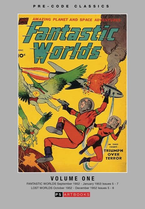 Cover Art for PRE CODE CLASSICS FANTASTIC WORLDS LOST WORLDS HC VOL 01