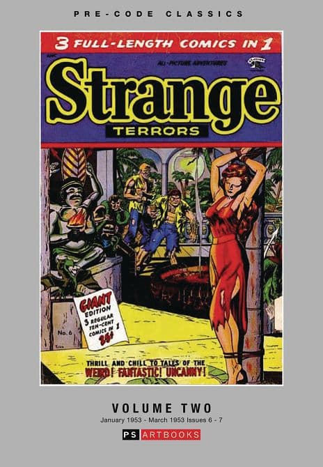 Cover Art for PRE CODE CLASSICS STRANGE TERRORS HC VOL 02