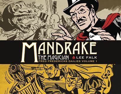 Cover Art for MANDRAKE THE MAGICIAN FRED FREDERICKS DAILIES HC VOL 01