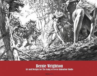 Cover Art for BERNIE WRIGHTSON ART & DESIGNS FOR GANG OF 7 ANIMATORS HC