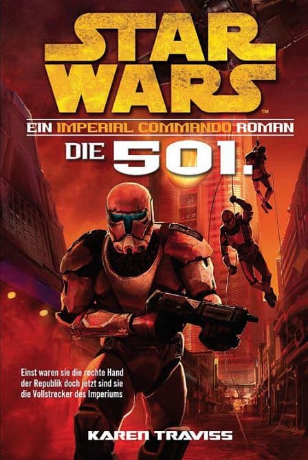 Cover Art for STAR WARS: IMPERIAL COMMANDO-DIE 501. ( ROMAN )