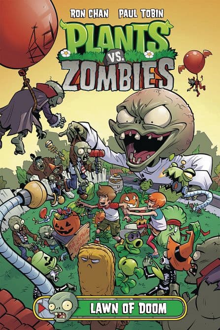 Cover Art for PLANTS VS ZOMBIES LAWN OF DOOM HC