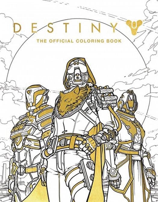 DESTINY OFFICIAL COLORING BOOK SC