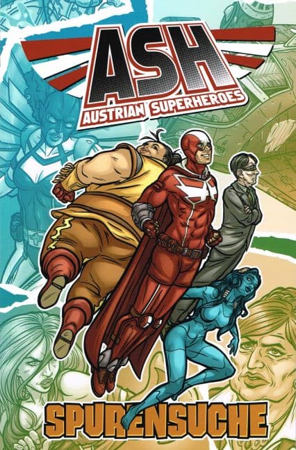 Cover Art for ASH-AUSTRIAN SUPERHEROES SAMMELBAND