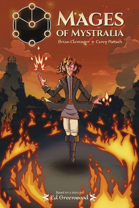 Cover Art for MAGES OF MYSTRALIA TP