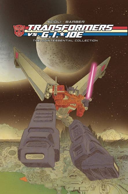 Cover Art for TRANSFORMERS VS GI JOE QUINTESSENTIAL COLL HC