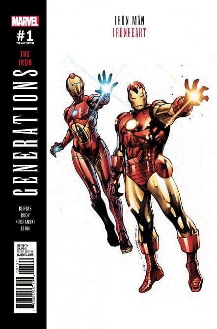 Cover Art for GENERATIONS IRON MAN & IRONHEART