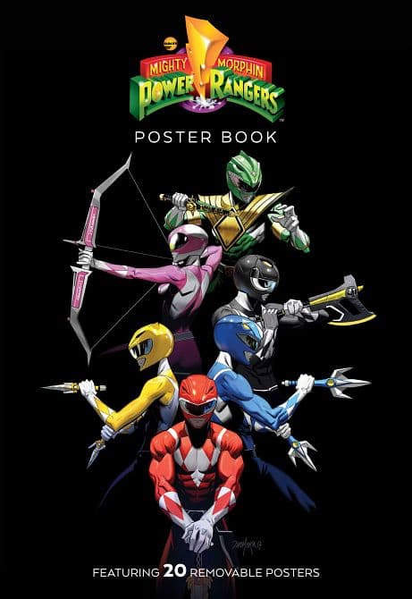 Cover Art for MIGHTY MORPHIN POWER RANGERS POSTER BOOK SC