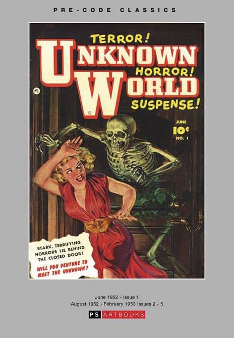 Cover Art for PRE CODE CLASSICS UNKNOWN WORLD STRANGE STORIES HC