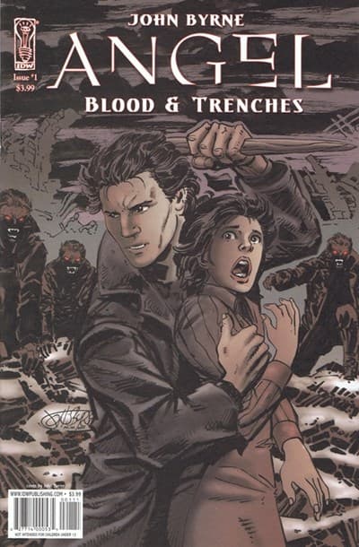 Cover Art for ANGEL BLOOD AND TRENCHES
