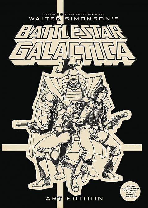 Cover Art for WALTER SIMONSON BATTLESTAR GALACTICA ART ED HC SGN