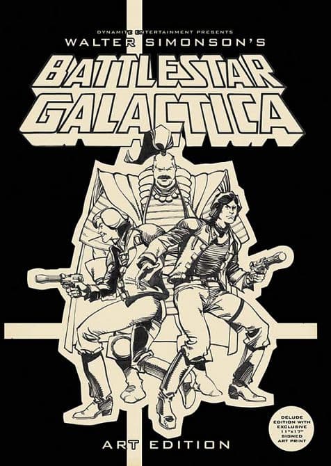 Cover Art for WALTER SIMONSON BATTLESTAR GALACTICA ART ED HC SGN REMARK
