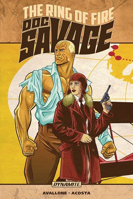 Cover Art for DOC SAVAGE RING OF FIRE TP