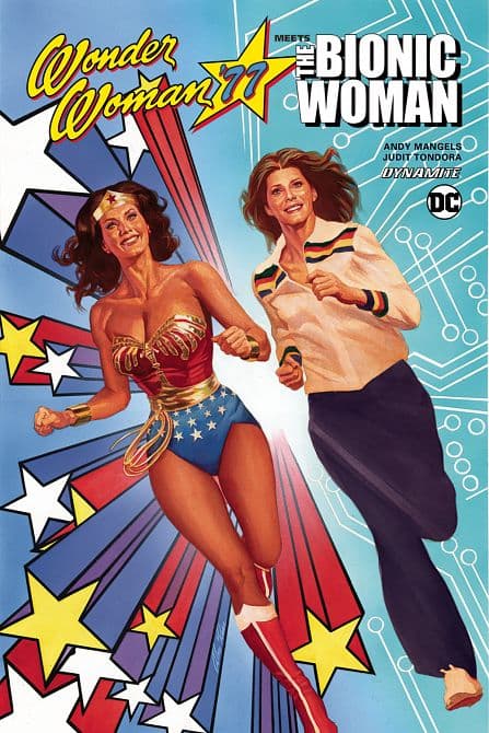 Cover Art for WONDER WOMAN 77 BIONIC WOMAN TP