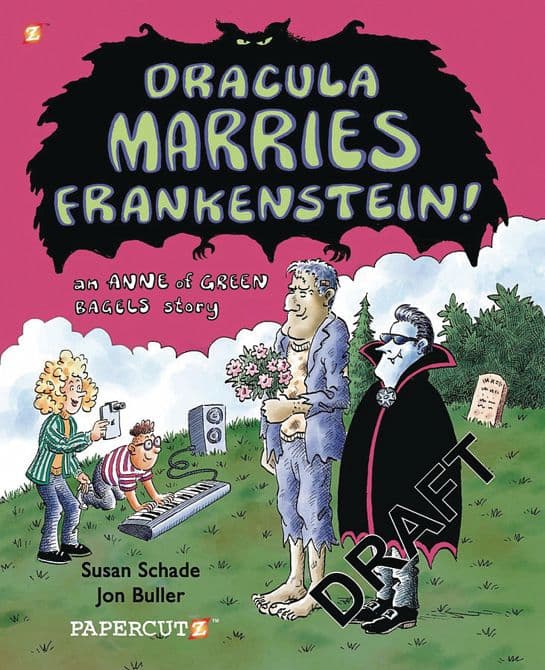 Cover Art for DRACULA MARRIES FRANKENSTEIN GN