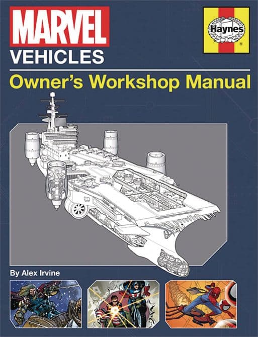 Cover Art for MARVEL VEHICLES OWNERS WORKSHOP MANUAL SC