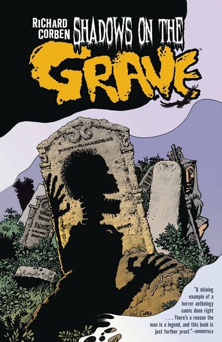 Cover Art for SHADOWS ON THE GRAVE HC