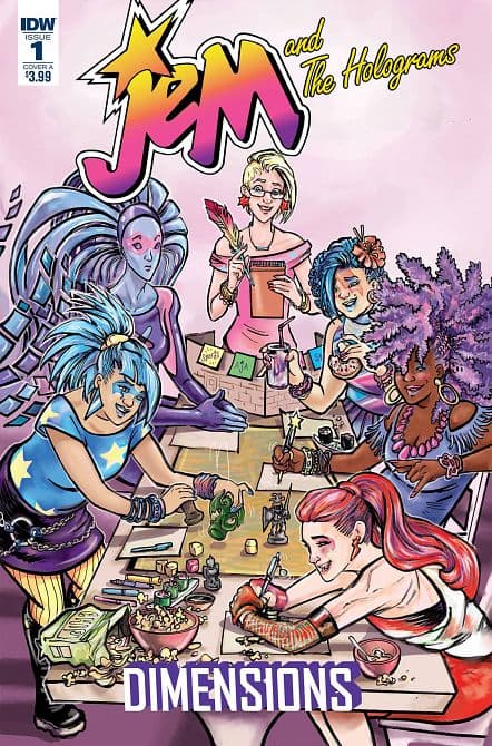 Cover Art for JEM & THE HOLOGRAMS DIMENSIONS