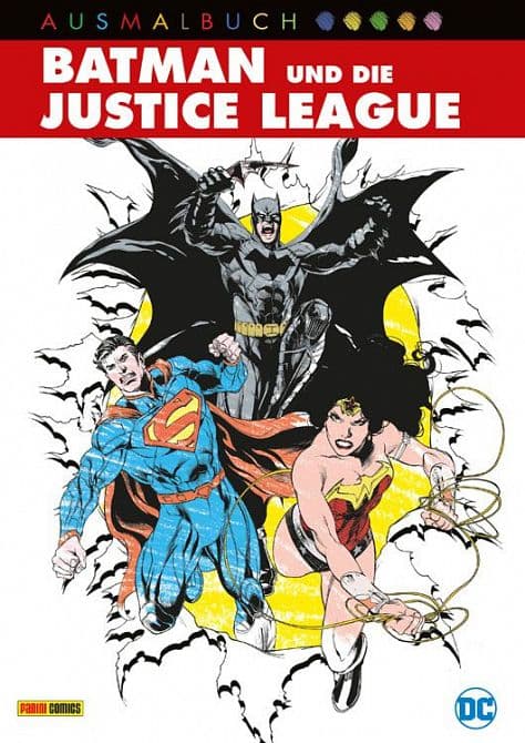 BATMAN UND DIE JUSTICE LEAGUE-DAS AUSMALBUCH