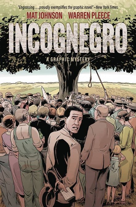 Cover Art for INCOGNEGRO A GRAPHIC MYSTERY HC