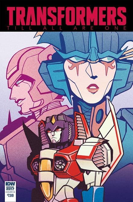 Cover Art for TRANSFORMERS TILL ALL ARE ONE ANNUAL 2017 CVR B WIEDLE
