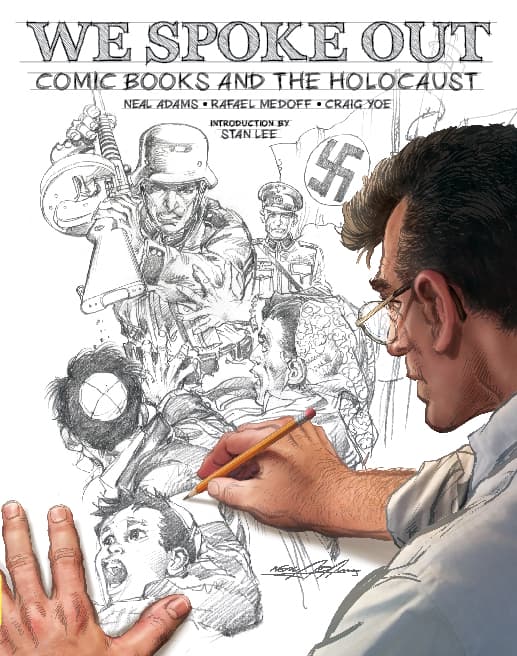 Cover Art for WE SPOKE OUT COMIC BOOKS & THE HOLOCAUST HC