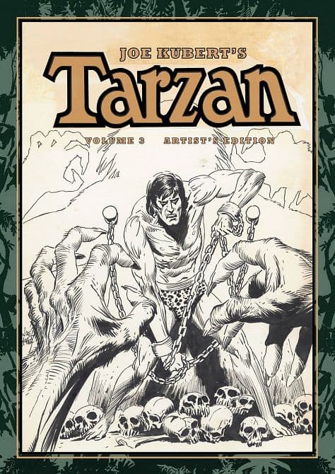 Cover Art for JOE KUBERT TARZAN AND THE LION MAN ARTIST ED HC