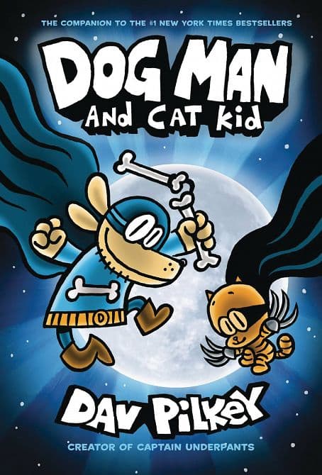 Cover Art for DOG MAN GN VOL 04 DOG MAN AND CAT KID