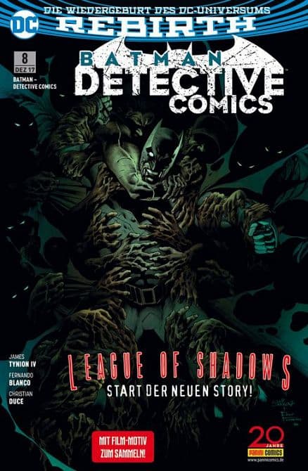 Cover Art for BATMAN-DETECTIVE COMICS ( REBIRTH )