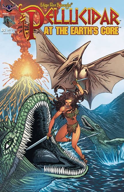 Cover Art for PELLUCIDAR AT EARTHS CORE