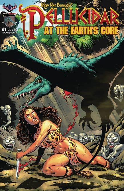 Cover Art for PELLUCIDAR AT EARTHS CORE