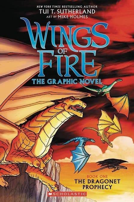 Cover Art for WINGS OF FIRE SC GN VOL 01 DRAGONET PROPHECY