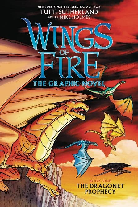 Cover Art for WINGS OF FIRE HC GN VOL 01 DRAGONET PROPHECY