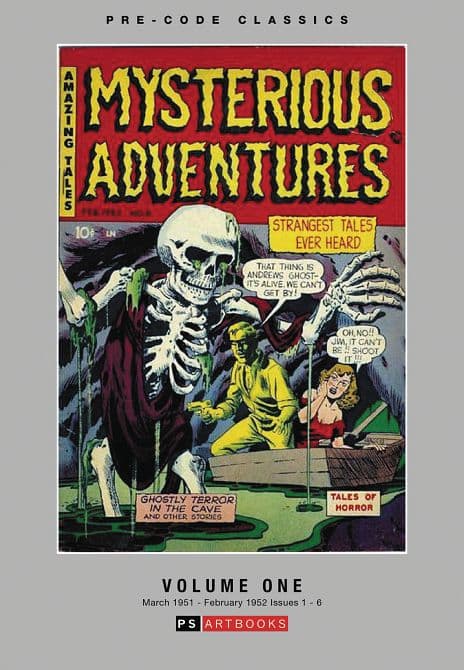 Cover Art for PRE CODE CLASSICS MYSTERIOUS ADVENTURES HC VOL 01