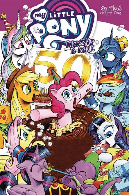 Cover Art for MY LITTLE PONY OMNIBUS TP VOL 04