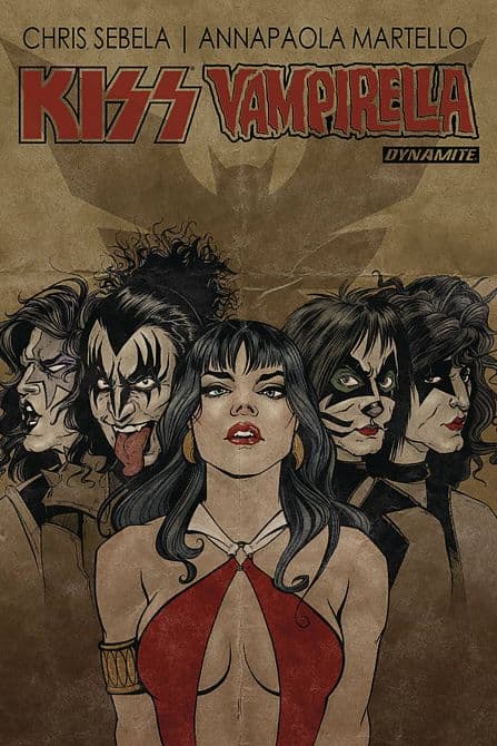 Cover Art for KISS VAMPIRELLA TP